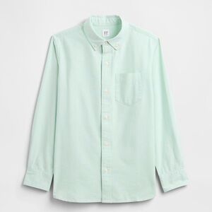 Kids Oxford Polo- Mint Green